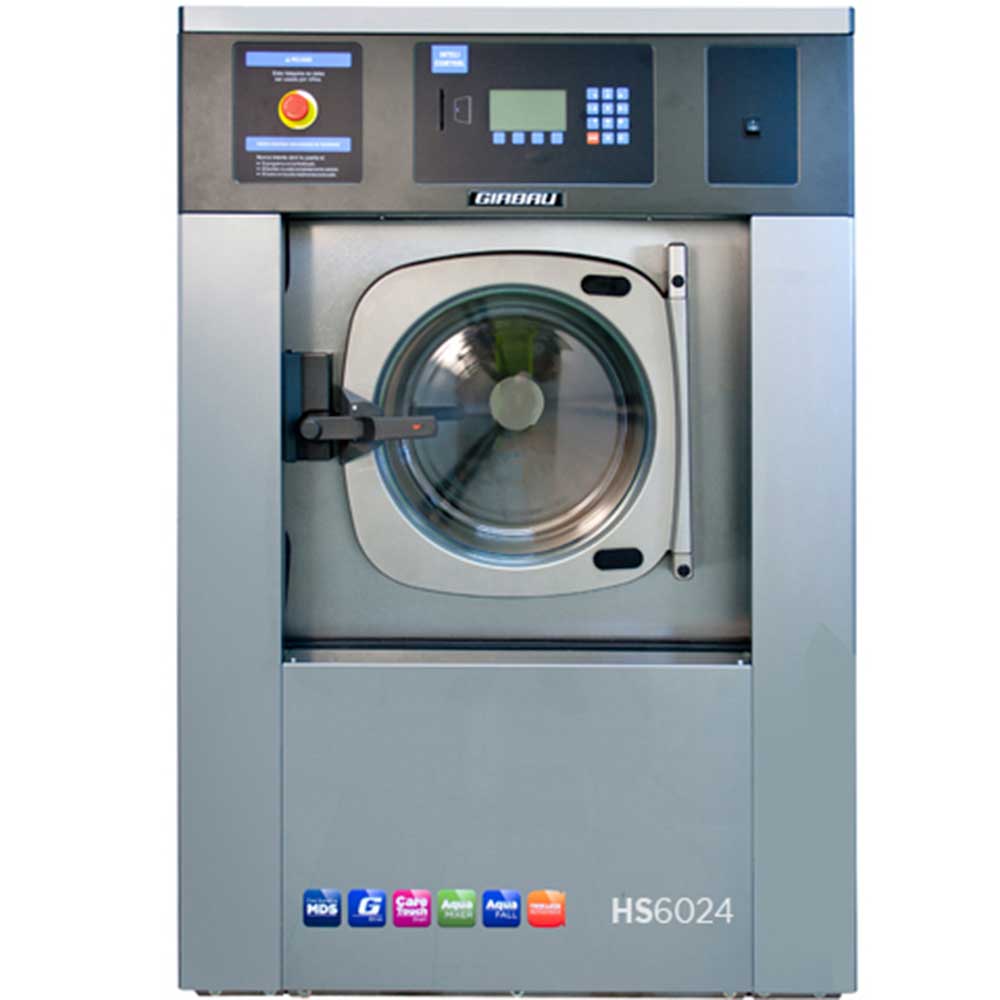 Girbau commercial washing machine suitable for care homes, NHS and nursing homes.