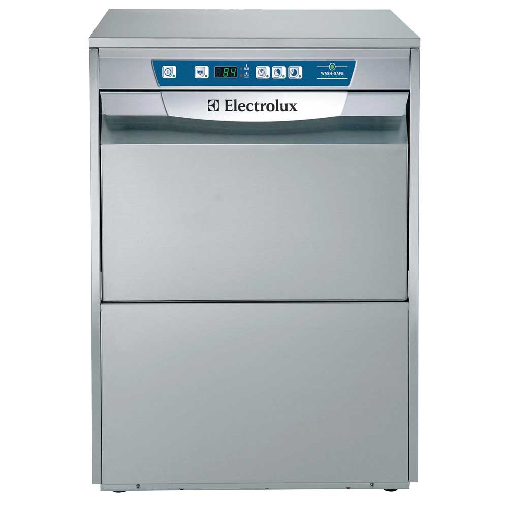 Electrolux commercial dishwasher suitable for care homes, hospitality and offices.