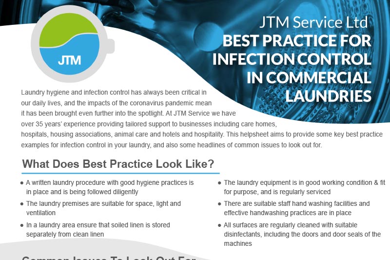 Best Practice For Infection Control in Commercial Laundries 38