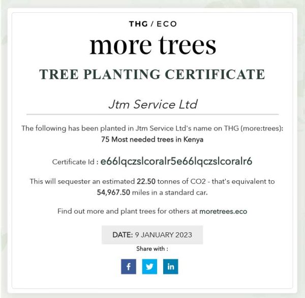 JTM Service – Tree Planting With MoreTrees – JTM Service